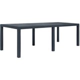  Vrtni stol antracit 220 x 90 x 72 cm plastika s izgledom ratana | shoptok.hr
