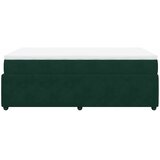 Box spring krevet s madracem tamnozeleni 120x200 cm baršunasti | shoptok.hr