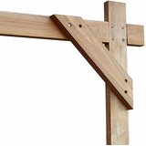  Vjenčani luk Svijetlosmeđa 225 x 95 x 226 cm Masivna borovina Slike