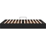  Otomanski krevet s pohranom Crna 140 x 190 cm Lažna koža | shoptok.hr