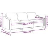  Trosjed od tkanine krem 180 cm | shoptok.hr