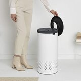 Brabantia Koš za perilo, 35 L, okrogel, bel | Shoptok.si