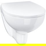 Grohe 39899000 Bau Ceramic viseča brezrobna WC školjka z WC desko Slim s počasnim zapiranjem | Shoptok.si