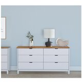 Støraa Bela nizka komoda iz masivnega bora 150x75 cm Post – | Shoptok.si
