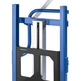 eurokraft pro dvižni voziček, s prestavljivimi vilicami za škatle, dvig 110 - 970 mm | Shoptok.si