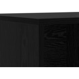 vidaXL klupa s policom crni hrast 102 x 35 x 35 cm konstruirano drvo | shoptok.hr