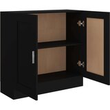 Ormarić za knjige crni 82 5 x 30 5 x 80 cm od iverice | shoptok.hr