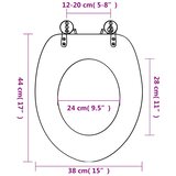  Sjedalo za WC školjku MDF dezen morske zvijezde | shoptok.hr
