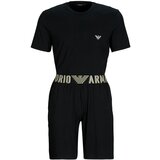 Emporio Armani Pižame & Spalne srajce SHORT PYJAMAS SET Črna | Shoptok.si