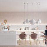 Nice Lamps Bijela viseća svjetiljka sa staklenim sjenilom ø 40 cm Bianco – | shoptok.hr