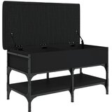 Klupa za cipele crna 82 x 42 x 45 cm od konstruiranog drva | shoptok.hr