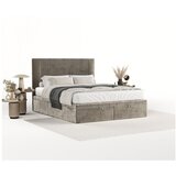 Maison de Rêve Bež tapecirani bračni krevet s prostorom za odlaganje 160x200 cm Mavel – | shoptok.hr