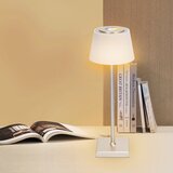 Aigostar LED RGBW spoljašnja prigušiva punjiva lampa 4W/5V 3600mAh bela/hrom IP54 | Eponuda.com