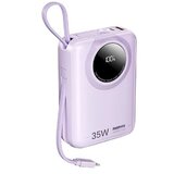 Remax RPP-73 Purple 35W Power Bank with 2 Fast Charging Cables 20000mAh cene