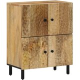 vidaXL Stranska omarica 60x33x75 cm trden mangov les | Shoptok.si