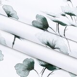  Curtain SERENITY color white printed theme vegetable style classic silver silver metal eyelets blackout 140x250 AmeliaHome | shoptok.hr