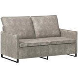  Kauč za dvoje Svjetlosiva 150 x 81 x 82 cm Umjetni sued Slike