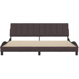  Okvir za krevet bez madraca Hanko tamnosmeđi 200x200 cm od tkanine | shoptok.hr
