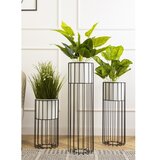 Metalna saksija LOFT 42x20 cm crna/bela | Eponuda.com