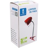 Aigostar Stona lampa sa stezaljkom 1xE27/11W/230V crvena/hrom | Eponuda.com