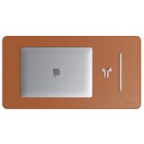 Satechi eco leather deskmate - brown
