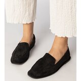 Gemre Black perforated eco-suede moccasins Stanila | shoptok.hr