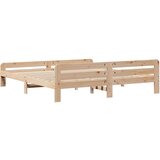 vidaXL Okvir kreveta bez madraca 200 x 200 cm od masivne borovine | shoptok.hr