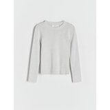 Reserved Džemper s visokim udjelom viskoze - light grey | shoptok.hr