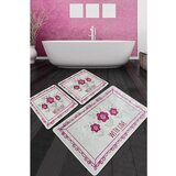  with flower djt multicolor bathmat set (3 pieces) | ePonuda.com