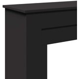  Okvir za kamin crni 90 x 30 x 90 cm od konstruiranog drva | shoptok.hr