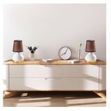 Opviq Set stonih lampi 8024, 17x17x33 cm, IP20, 2 komada, Bijelo-smeđa | Eponuda.ba