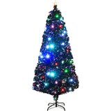  Umjetno božićno drvce sa stalkom LED 180 cm optička vlakna | shoptok.hr