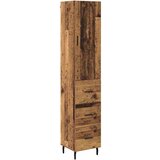 vidaXL Visok predalnik Star les 34,5 x 34 x 180 cm Konstruiran les, (5000108603) | Shoptok.si