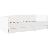 vidaXL Dnevni krevet s ladicama bijeli 100 x 200 cm konstruirano drvo | shoptok.hr