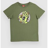 Santa Cruz Hand Dot Front Kids T-shirt dark moss | Shoptok.si