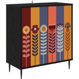  Kreveta ESSEN Crni hrast 69 x 33 x 76 cm Konstruirano drvo | shoptok.hr