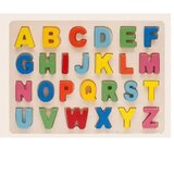 Magic Toys Drvena slova ABC u šarenom obliku slagalica Cijene