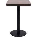 Bistro stol tamnosmeđi 50 x 50 cm MDF | shoptok.hr
