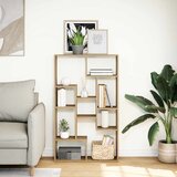  Regal za knjige boja hrasta 72x20x120,5 cm od konstruiranog drva Smeđa | shoptok.hr
