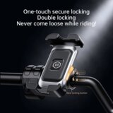 BLAVEC Držač mobitela za bicikl na volanu BV-02 Velo - srebrno-crni | shoptok.hr