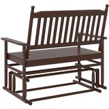  Klupa za ljuljanje smeđa 118x70x104 5 cm masivno drvo topola | shoptok.hr