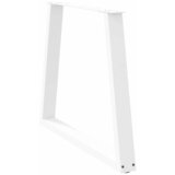  Noge za blagovaonski stol V-oblik 2 kom Bijele 80 x (72-73,3) cm Čelik | shoptok.hr