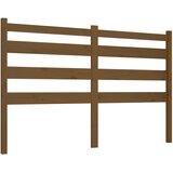  Uzglavlje za krevet boja meda 126 x 4 x 100 cm masivna borovina | shoptok.hr