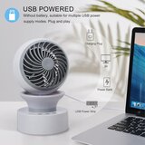 Venisymlis Električni Namizni Ventilator Namizni Tihi Hladilni Ventilatorji Za Spalnico, Pisarno Na Prostem, (22070297) | Shoptok.si