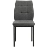 P & B STOL, kovina, tekstil temno siva | Shoptok.si