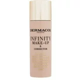 Dermacol Infinity Make-Up & Corrector visoko prekriven puder in korektor 2v1 20 g Odtenek 02 beige