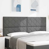  LED glava kreveta Sivi 200 cm tkanina | shoptok.hr