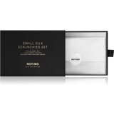 Notino Silk Collection Small Scrunchie Set set svilenih gumica za kosu Cream nijansa | shoptok.hr