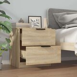 Noćni ormarići 2 kom boja hrasta sonome od konstruiranog drva | shoptok.hr