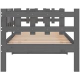  Dnevni ležaj sivi 80 x 200 cm od masivne borovine | shoptok.hr
